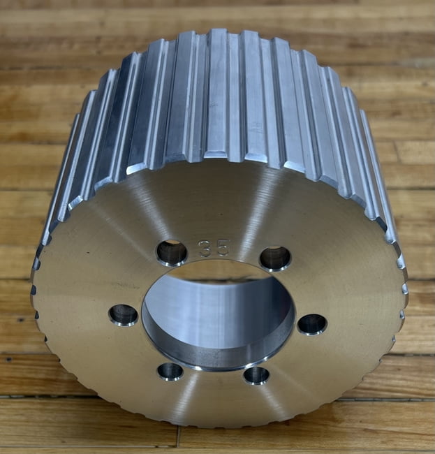 Weiand 7029-35 1/2" 35 tooth blower pulley 3"