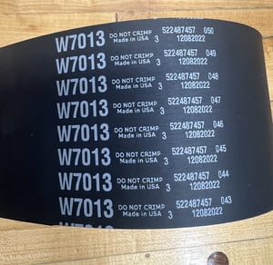 Weiand W7013 1/2" Pitch Blower Belt 58 1/2" Length