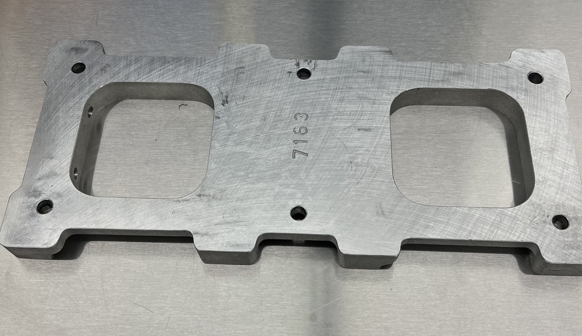 Weiand W7163 dual carb adapter 6-71/8-71 4150 flange - JR1 Racing Oil